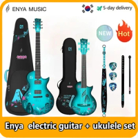 ENYA Nova Go Sonic Carbon Fiber Smart Electric Guitar and ukulele 23inch With Bag