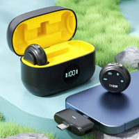 K31Pro Dual Interface Microphones Magnetic Suction Button Type Live Microphone Noise Cancel Phone Mi