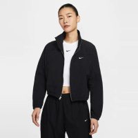 【NIKE 耐吉】外套 女 運動立領外套 寬版 防曬 AS W NSW EVRTHNG WVN RPL UV 黑 HJ1000-010(3S4305)