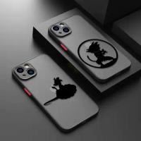 Cartoon D-Dragon B-Ball Clear Matte Phone Case For iPhone 15 11 14 13 12 Pro Max Mini X XR Xs 8 7 Plus 6 6S Cover Bumper Funda