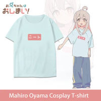 Summer T-shirts Anime Oyama Mahiro Onimai I'm Now Your Sister Cosplay T-shirt Girls Top Tees Casual Short Sleeve tshirt Costumes