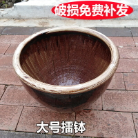 加厚加大號擂椒拌飯專用擂缽中草藥陶瓷擂缽老式搗碎擂米糊擂茶缽