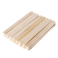 50pcs Popsicle Stick Ice Cube Maker Cream Tools Model Special-Purpose Wooden Craft Stick Lollipop Mold Accessories Summer Tool