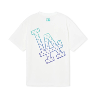 【MLB】童裝 短袖T恤 Monogram系列 洛杉磯道奇隊(7ATSM0243-07WHS)
