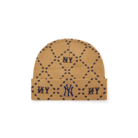 【MLB】童裝 毛帽 童帽 MONOGRAM系列 紐約洋基隊(7ABNMD136-50BGS)