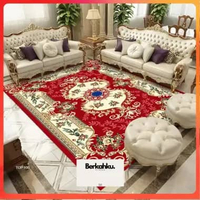 [PROMO PRODUK] - Karpet Lantai Karpet Ruang Tamu Karpet Eropa Karpet Motif Anti Slip 150x100 Terbaik