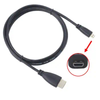 5FT Micro HDMI-compatible A/V TV Video Cable For HP Pavilion X2 10.1" Tablet 10-K020NR K3N13UA