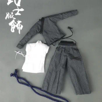 TT010 A TT011 B 1/6 Male Soldier Japanese Samurai Costumes Top Pants Shirt Set Model Fit 12'' Action Figure Body In Stock
