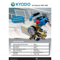 Jet Cleaner otomatis KYODO KDC 20E / mesin cuci ac KYODO KDC 20E
