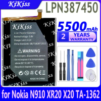 5500mAh KiKiss Powerful Battery LPN387450 for Nokia N910 XR20 X20 TA-1362