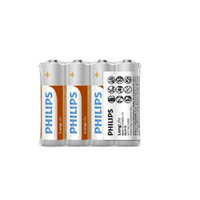 《省您錢購物網》全新~飛利浦PHILIPS LongLife 4號 碳鋅電池(4號/4顆)