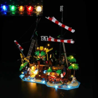 Light Set For Lego 21322 Ideas Pirates of Barracuda Bay Building Blocks Model (NOT Included The Model)
