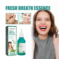 Mouth Spray Breath Freshener Bad Mouth Smell Removing Care Oral Essence Rid Cool Oral Bad Mint To Drop Drops Of Mint Breath Q1z1