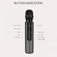 Professional Microphone with Noise Reduction High-quality Uhf Wireless Microphone System for Karaoke Church Parties for Live