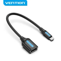 Vention Micro USB OTG Kabel Micro USB Ke USB Adapter untuk Tablet Mouse Keyboard Samsung Xiaomi Android Telepon USB 2.0 Kabel OTG