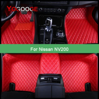 YOGOOGE Custom Car Floor Mats For Nissan NV200 Foot Coche Accessories Auto Carpets