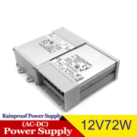 AC to DC12V 6A 72W Rainproof Power Supply Transformers AC-DC 12V Outdoor Powers Adapter For LED Strip Modules Light Monitor