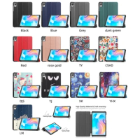 100pcs/lot For OPPO Realme Pad Mini Cartoon Custer 3 Folding Stand Book Style Leather Case For OPPO Realme Pad 11 2022