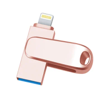 High Speed Storage USB Flash Drive USB Pendrive for iPhone Xs Max X 8 7 6 iPad 16/32/64/128 256gb GB Key MFi Lightning Pen drive