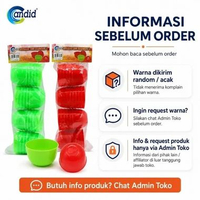 Candid Cetakan Kue Mangkok L Isi 24 Pcs Food Grade BPA Free Cetakan Apem Talam Mangkok Plastik Kukus