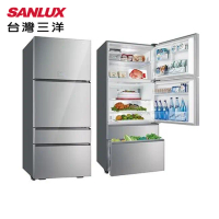 SANLUX 台灣三洋 560公升 一級能效直流變頻采晶鏡面四門冰箱 SR-C560DV1