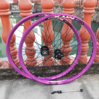 Kalosse Downhill Bicyle Wheel 4 Bearings 20*110MM Barrel Shaft Mountain Bike Wheels 26 Inches