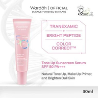 Wardah UV Shield Tone Up Sunscreen SPF 50+ PA+++ - Sunscreen Wajah 35 ML