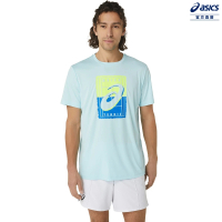 【asics 亞瑟士】短袖上衣 男款 網球 上衣(2041A254-405)