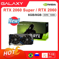 GALAXY NEW RTX2060 Super Pro 6G 8G 12G Graphic Card RTX 2060 GDDR6 192 Bit 12NM Video Cards GPU DeskTop CPU placa de video