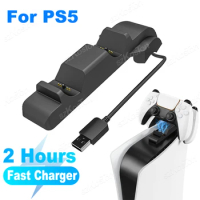 For PS5 Controller Charging Station Wireless Joystick Fast Charging DualSense Charger Dock for PlayStation 5 Gaming Accessories