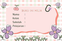 Stiker Label Buku Pelajaran Custom Nama dan Sekolah_stiker buku_stiker nama_stiker anak_stiker nama 
