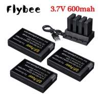 Upgrade 3.7V 600mAh Rechargeable LiPo Battery and charger for Parrot Jumping Sumo Swing Mambo Rolling Spider Mini Drone