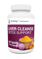 Dr. Bergs Liver Cleanse Detox & Repair Capsules Liver Support Supplement w/ Milk ThistleTurmericBlac