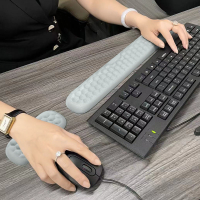 護腕滑鼠墊手腕墊 機械鍵盤手托滑鼠墊桌面護手腕托護腕掌托電腦周邊滑鼠墊子男女生