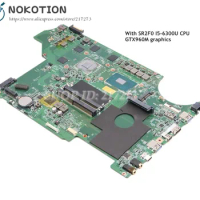 NOKOTION For MSI MS-17951 MS-1795 GP62 7QF-1843UK MS-16J51 Laptop Motherboard SR2F0 I5-6300U CPU GTX960M graphics
