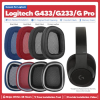 Replacement Ear Pads For Logitech G433 G233 G Pro Wireless Headphone Accessories Headset Ear Cushion Repair Parts Memory sponge