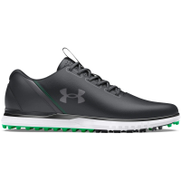 【UNDER ARMOUR】UA 男 Medal SL 2 高爾夫球鞋 運動鞋_3025380-001(黑綠)
