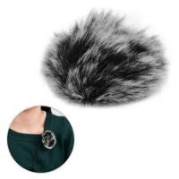 Photography Clip-on Lavalier Microphone Windscreen Furry Windshield Mic Muff for Boya M1 and Other Most Lapel Microphones