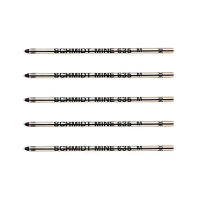【ARTEX】德國SCHMIDT施密特油性原子筆芯_迷你D1型黑色5入