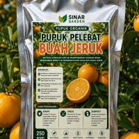 PUPUK BOSTER NUTRISI ALAMI BUAH JERUK, ISI 250gram