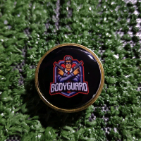 Kolar pin bulat logo BODYGUARD