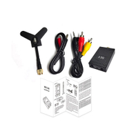 เครื่องส่งสัญญาณวิดีโอ FPV ระยะไกล 3.3GHz 4W VTX VRX พร้อมตัวรับสัญญาณวิดีโอ 16 ช่องสัญญาณ สำหรับแว่