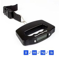 行動式50KG行李秤 小型電子秤 掛鉤式釣魚秤 數字手提稱