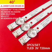 LED Backlight Strip for AIWA 40LE7120S 40L3750VM 40L48504B 40L48804M RF-AZ400E30-0701S-11 A1 YAL13-00730300-28 40E2