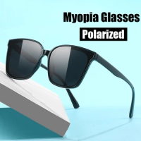 Polarized Sunglasses with Diopter 0 TO -4.0 Luxury Brand Designer Outdoor Eye Protection Minus Eyeglasses Optical Sun Glasses