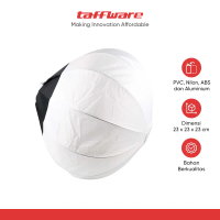 Flash Diffuser TaffSTUDIO Softbox Studio Photography Light Ball - 1355