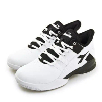 【男】DIADORA 迪亞多那 專業2E寬楦籃球鞋 閃電旋風系列 白黑 73223