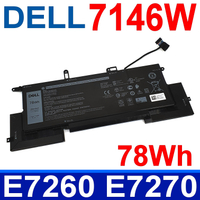 戴爾 DELL 7146W 78Wh 3芯 原廠電池 2K0CK C76H7 E7260 E7270