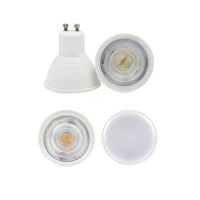 10 Pieces GU10 Led Bulb Light 110V 220V 230V COB Spotlight Nature White 4000K Cool White 6500K Warm White 3000K 6W PAR16 Lamp