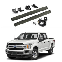 Electric Running Board Deployable Power Side Steps Foldable Footboard Exterior Nerf Bar Automatic Extend for F150 Crew Cab